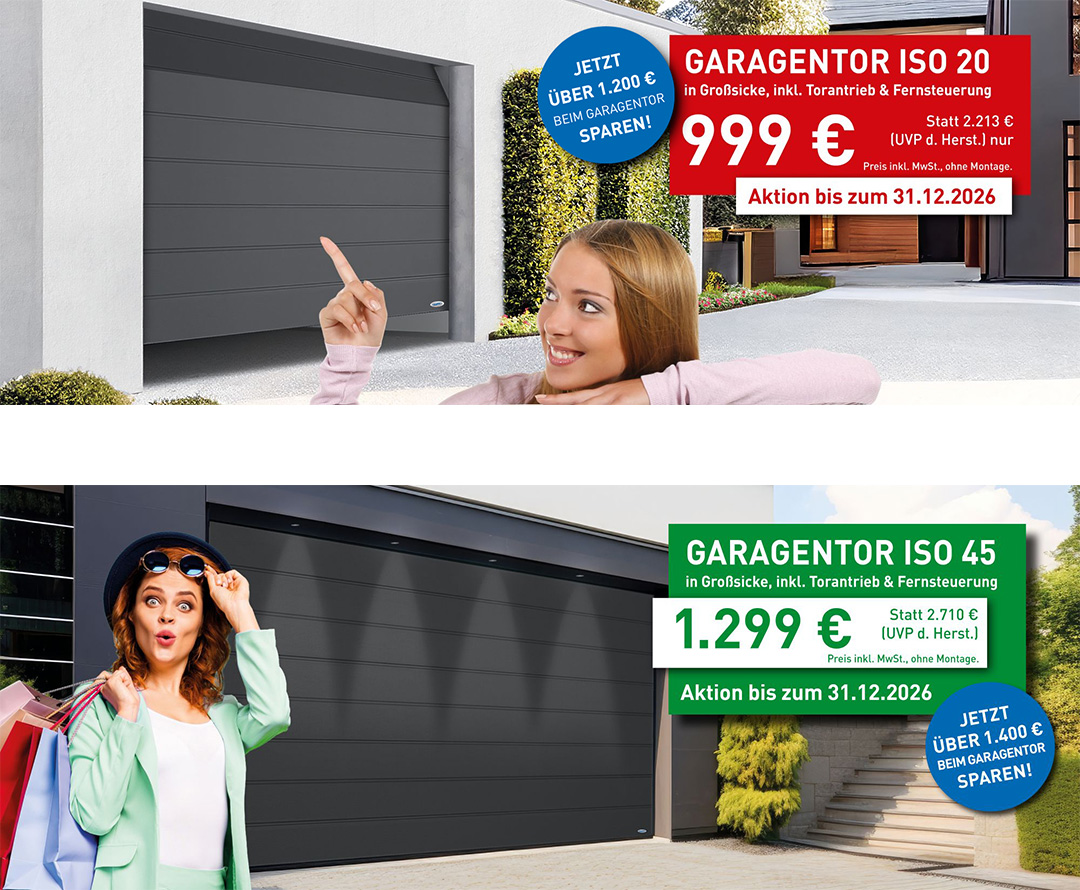 Novoferm Garagentor-Aktion